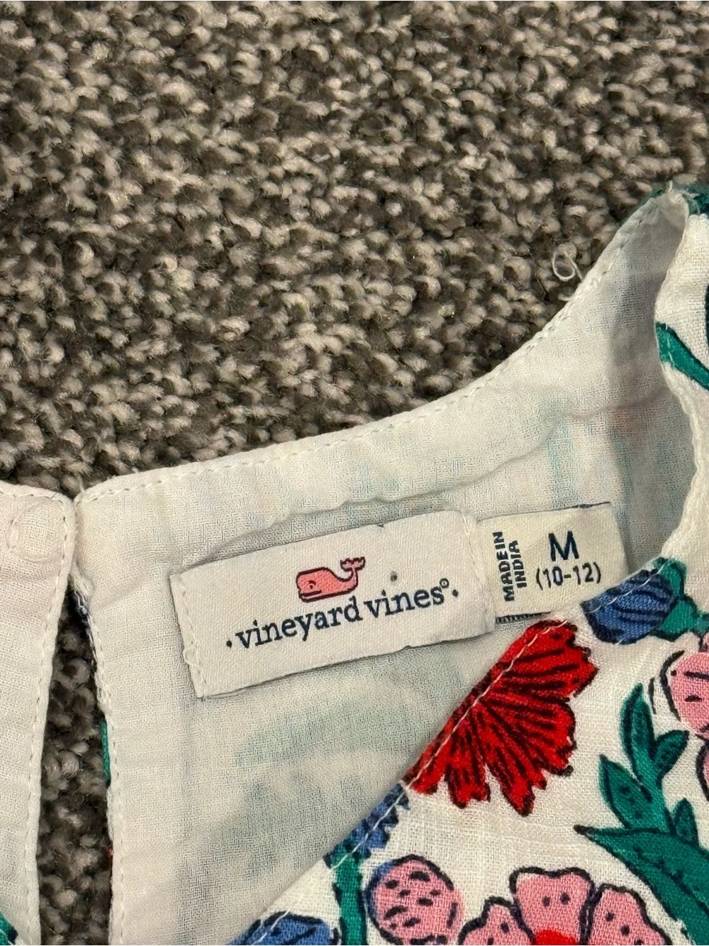 Vineyard Vines Girls A-Line Floral Dress